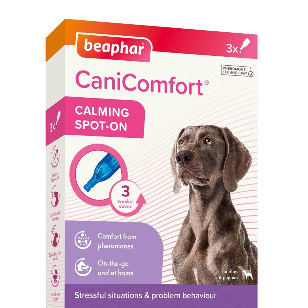 Beaphar Canicomfort Calming Spot-On For Dogs  |  Dog Travel Dog Health Dog Health