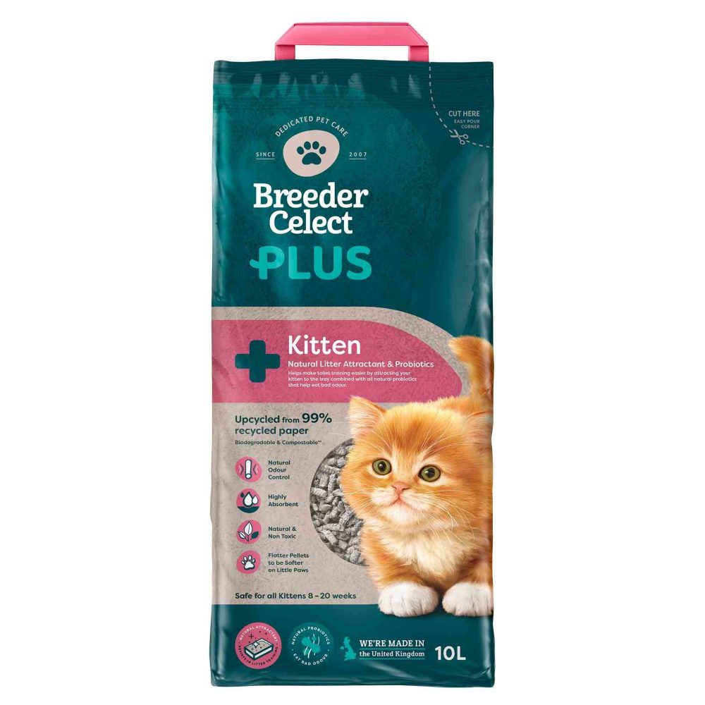 Breeder Celect Plus Paper Kitten Litter – 1Ltr  |  Cat Litter Cat Litter Cat Litter