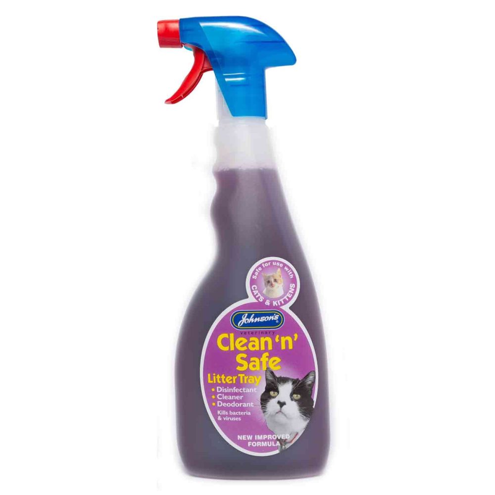 Clean N Safe Cat Litter Tray Spray – 500Ml  |  Cat Litter Trays Cat Litter Trays Cat Litter Trays