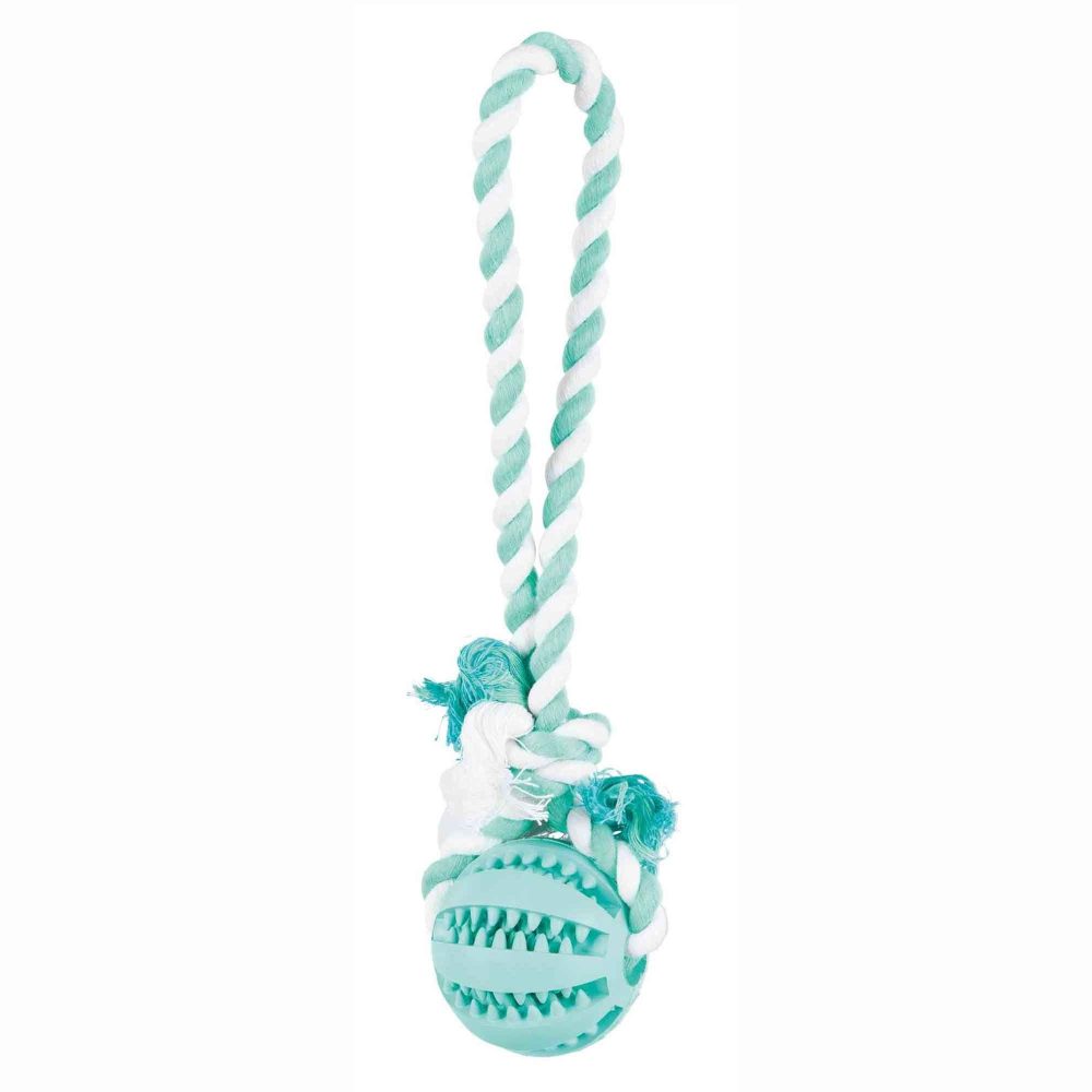 Denta Fun Ball And Rope  |  Dog Health Dog Health Dog Health