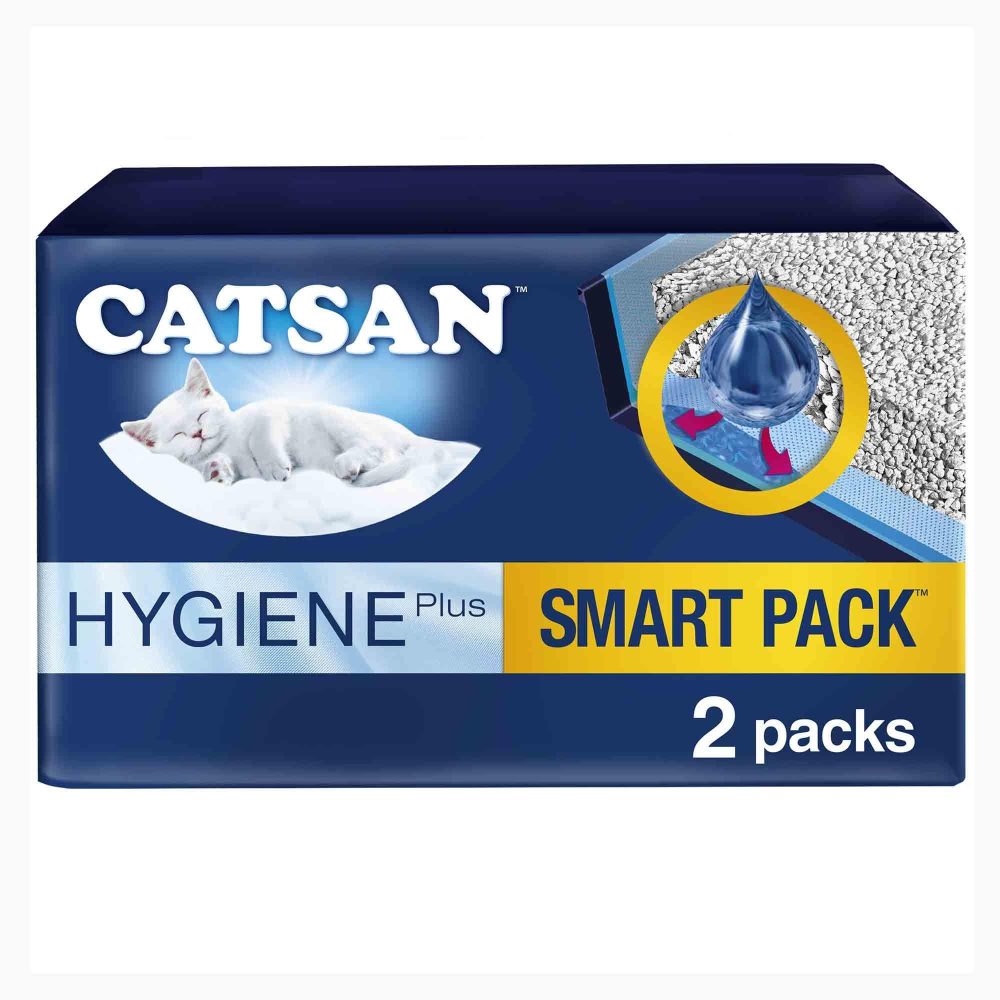 Hygiene Smart Pack Dust-Free Cat Litter – 2 X 4Ltr  |  Kitten Care Cat Litter Cat Litter