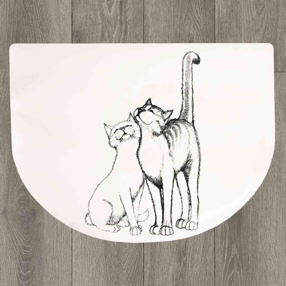 Pussycat Placemat  |  Cat Bowls Feeders Cat Bowls Feeders Cat Bowls Feeders