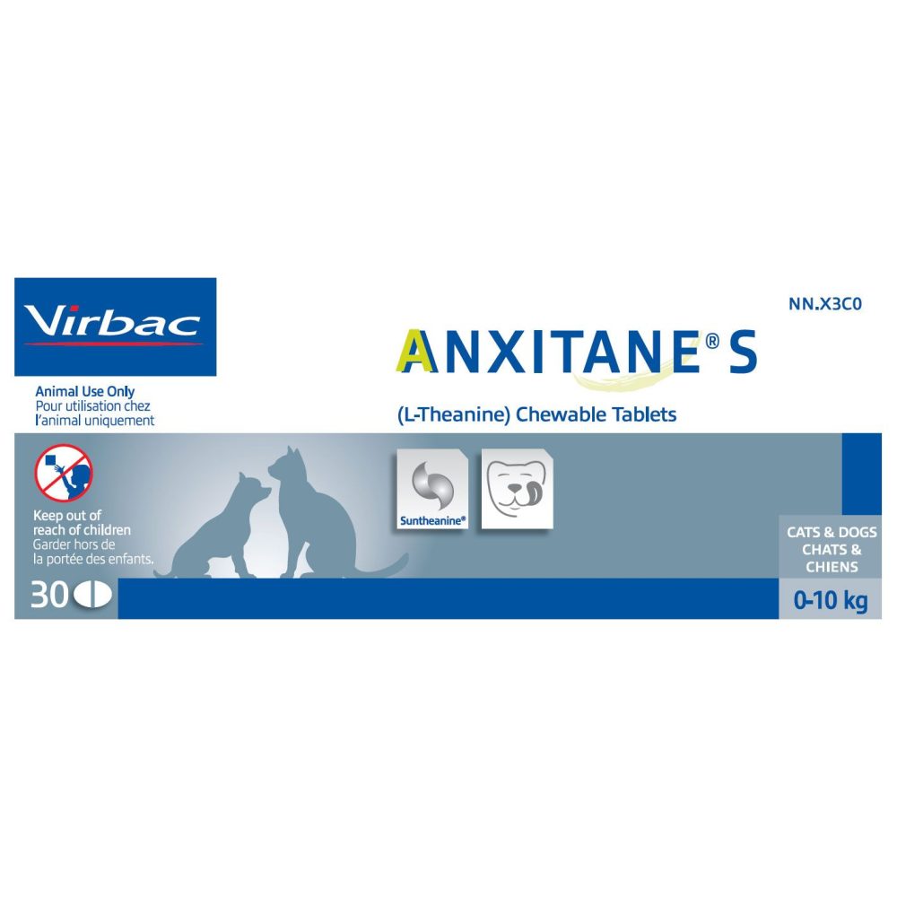 Virbac Anxitane For Cats And Small Dogs Under 1Kg – 3 Tablets  |  Dog Travel Dog Products Dog Travel